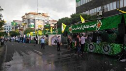 گزارش تصویری | آماده‌سازی خیابان‌های پایتخت برای جشن باشکوه امام‌ رضایی‌ها