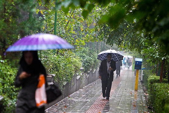 هوای تهران,بارش باران