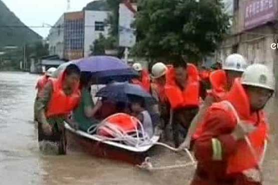 مرگ 83 نفر در سیلاب شدید در چین