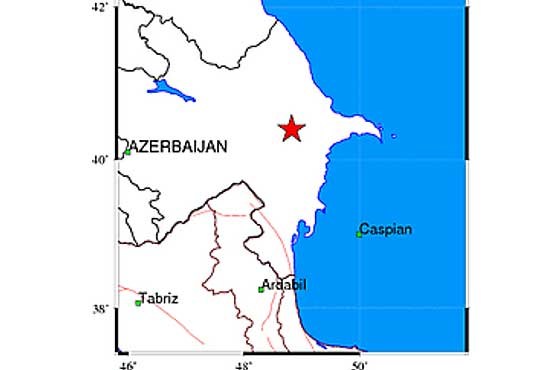 زلزله جمهوری آذربایجان اردبیل و تبریز را هم لرزاند