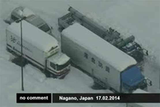برف در ژاپن 19 نفر را کشت
