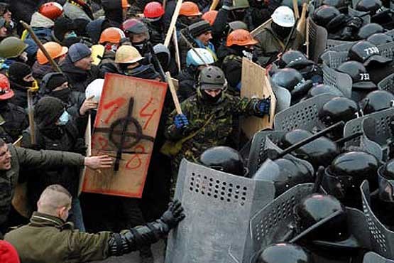 اوکراین,کی یف,پلیس,معترضان