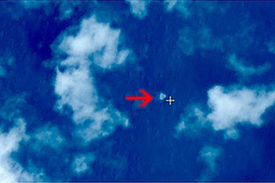 شناسایی اجسام مرتبط با هواپیمای مالزی