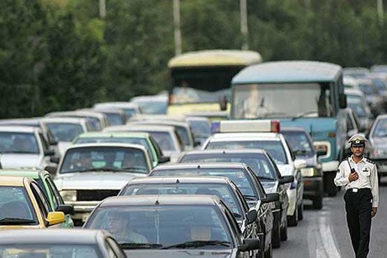 ترافیک سنگین در محور تهران- کرج - قزوین - رشت