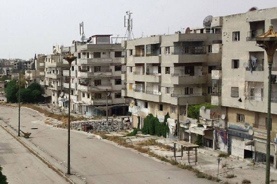 تصویر شهر «حمص» سوریه از وجود تروریست‌ها پاکسازی شد