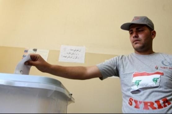 ناظران روس بر انتخابات سوریه نظارت می‌کنند