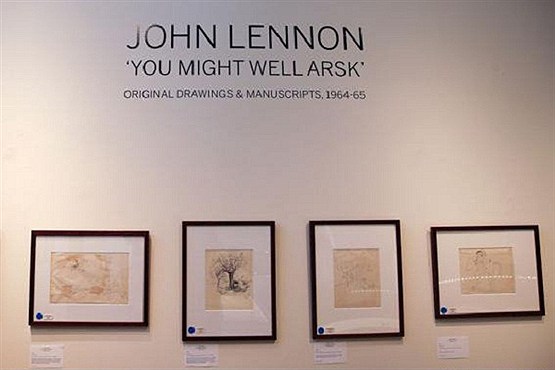چوب حراج به نوشته‌ها‌ی «جان لنون»