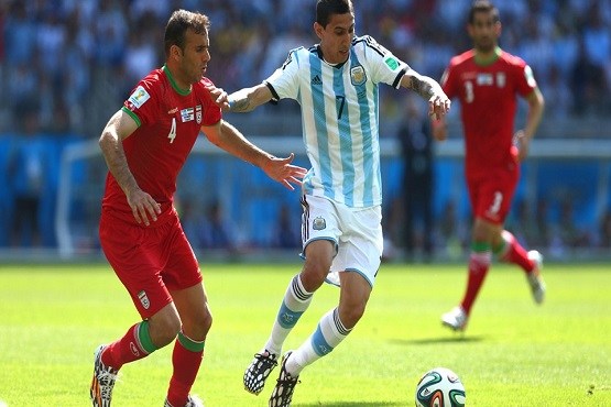 توقف آرژانتین مقابل ایران در پایان نیمه اول