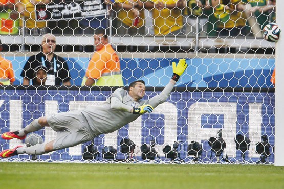 رکورد منفی دروازه بان برزیل در تاریخ جام جهانی