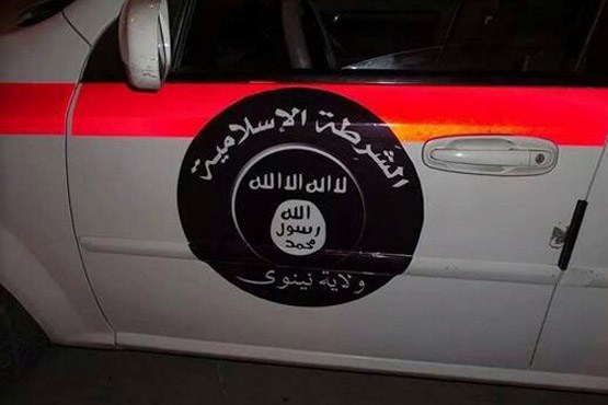 نخستین خودروی پلیس داعش
