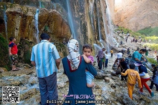 سفر به «آبشار مارگون» در سپیدان |مجموعه‌عکس|