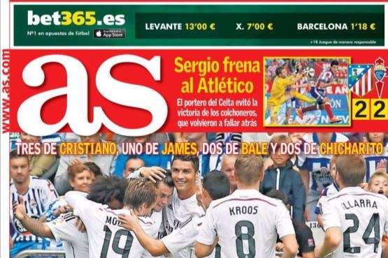 تیتر روزنامه های اسپانیایی پس از 8 تایی رئال+تصاویر