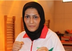 مدال نقره بازی های آسیایی بر گردن ووشوکار زن ایرانی