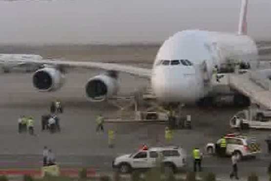 فرود پهن پیکرترین هواپیمای مسافربری دنیا در ایران