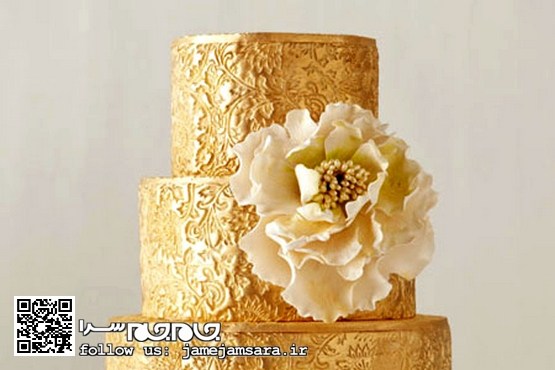 مدل‌های دیگری از تزئین کیک عروسی [مجموعه‌عکس]