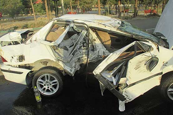 واژگونی خودروها در حوادث جاده ای افزایش یافت