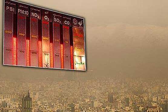 هوای تهران، ناسالم برای گروه​های حساس