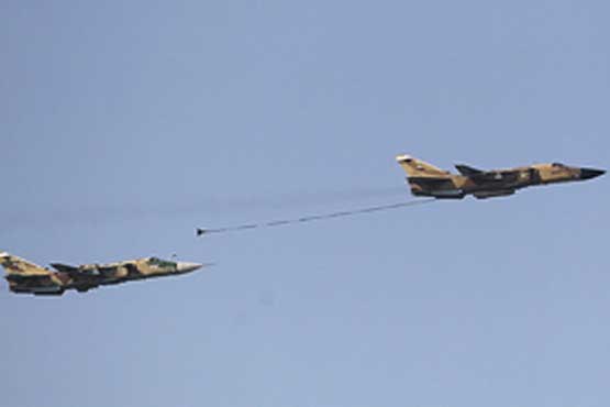 سوختگیری هوایی جنگنده‌ها در رزمایش محمدرسول الله(ص)