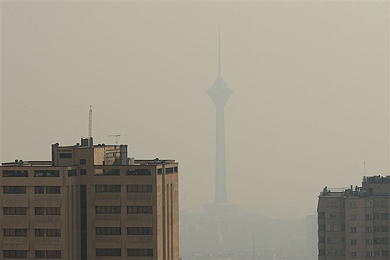 آسمان تهران غرق در آلودگی