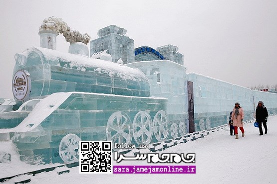 جشنواره زمستانی: مجسمه‌هایی از یخ و برف [مجموعه عکس]