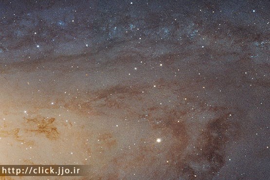 تصویر ۱.۵ گیگاپیکسلی ناسا از کهکشان آندرومدا