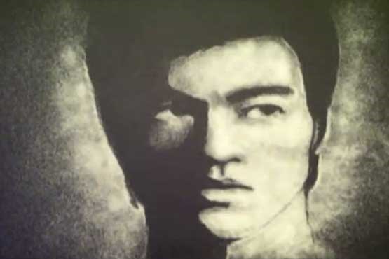 بروس لی در تابلوی نقاشی