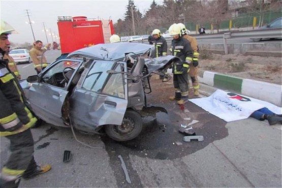 تصادفات رانندگی ماهانه جان 8 تهرانی را می گیرد