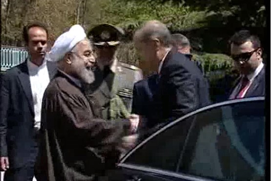 فیلم استقبال رسمی روحانی از اردوغان