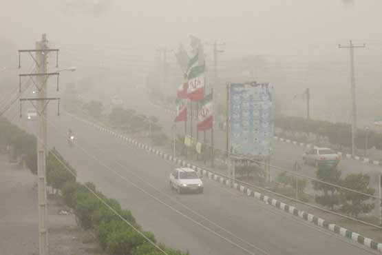 گرد و غبار خوزستان را در برگرفت