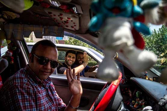 بانمک‌ترین تاکسی ایرانی را ببینید + عکس