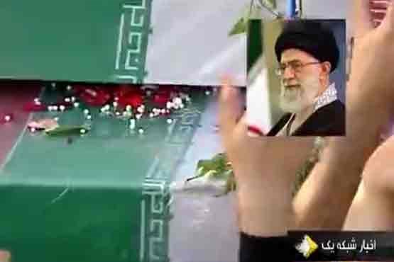 تجلیل رهبر انقلاب ازحماسه آفرینی ملت ایران در تشییع 270 شهیددفاع مقدس