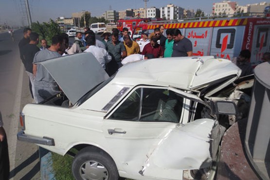3 کشته در برخورد زنجیره ای خودروها در کرمانشاه