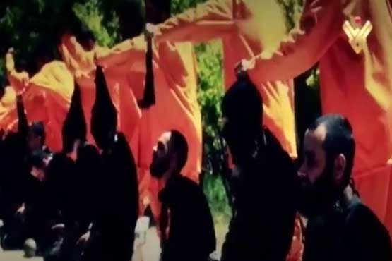 اعدام 18 عضو داعش از سوی گروه مسلح جیش الاسلام + فیلم