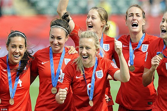 انگلیسی ها به مقام سوم جام جهانی زنان رسیدند