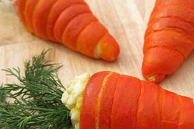 طرز تهیه سالاد الویه به شکل هویج
