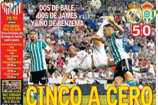 صفحه نخست روزنامه های ورزشی اسپانیا +تصاویر