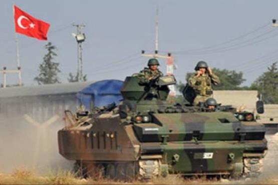 حمله ترکیه به پایگاه‌های ارتش سوریه
