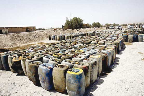 کشف 16 محل نگهداری سوخت قاچاق در سیستان و بلوچستان