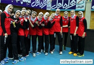 والیبال بانوان ایران بر روی پله 101 دنیا
