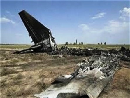 سقوط یک هواپیمای نظامی آمریکایی در افغانستان+فیلم