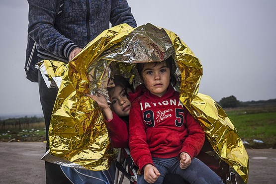 مهاجران در مرزهای اروپای شرقی + عکس