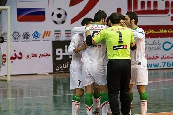 تصویر پیروزی پرگل تیم ملی فوتسال ایران مقابل میانمار