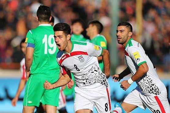 تیم ملی فوتبال ایران با 3 گل ترکمنستان را شکست داد
