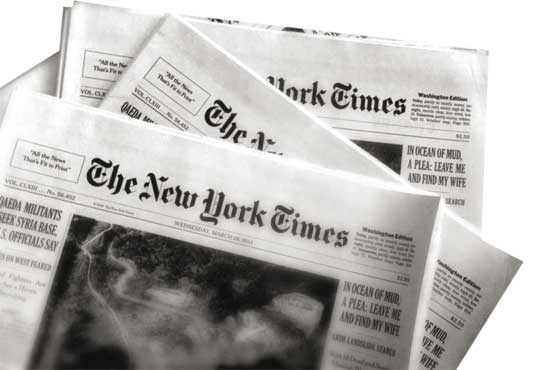 نیویورک تایمز در برابر فضای مجازی زانو زد