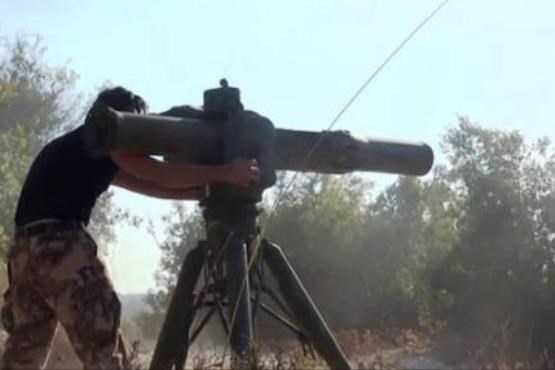 فیلم سرنگون کردن هلی کوپتر روسی توسط شورشیان سوری