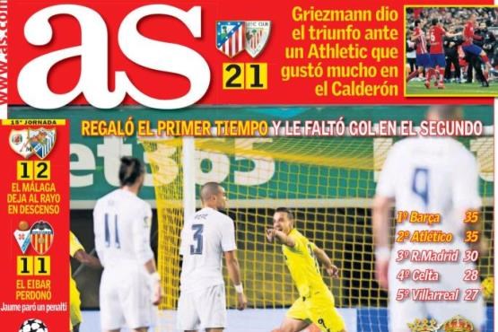تصویر صفحه نخست روزنامه های ورزشی امروز اسپانیا +تصاویر 
