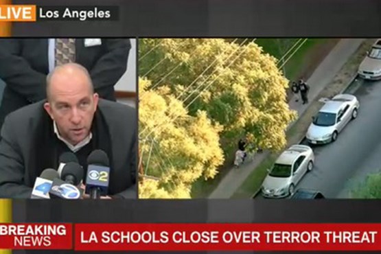 تصویر تعطیل شدن مدارس شهر لس آنجلس به دلیل تهدید امنیتی