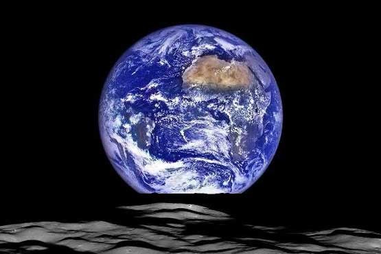 تصویری متفاوت از زمین با حضور ماه!