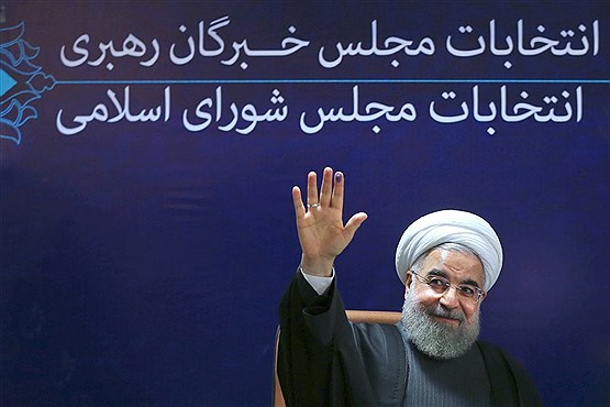 بازدید روحانی از ستاد انتخابات کشور