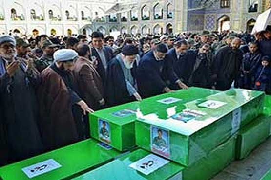 تشییع پیکر 8 شهید مدافع حرم حضرت زینب (س) در مشهد